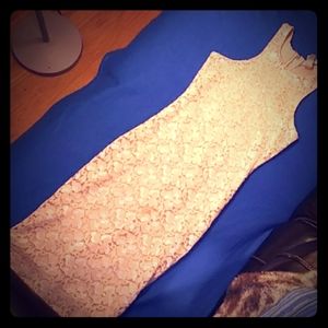 Gracie Light Pink Lace Dress (XS)